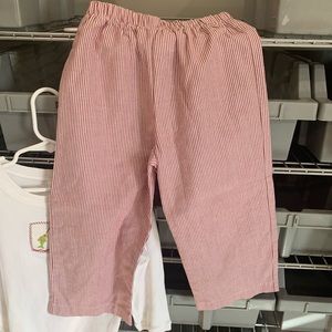 Zuccini toddler boys smocked set- gently used